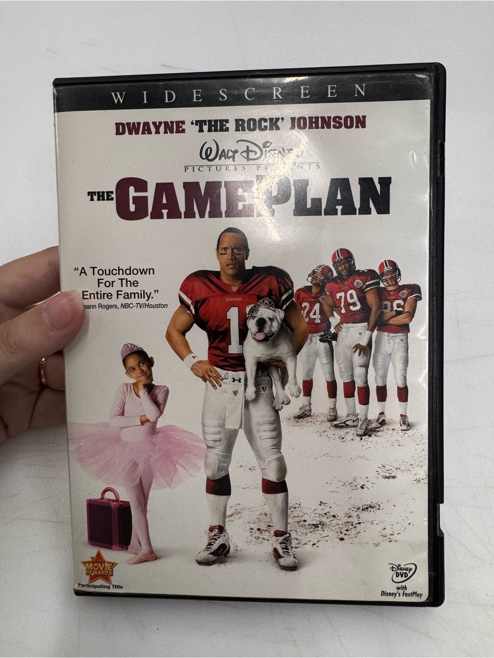 The Game Plan (DVD, 2008, Widescreen) Disc Tested Working